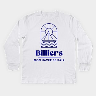 Billiers my haven of peace - Brittany Morbihan 56 Sea Holidays Beach Kids Long Sleeve T-Shirt